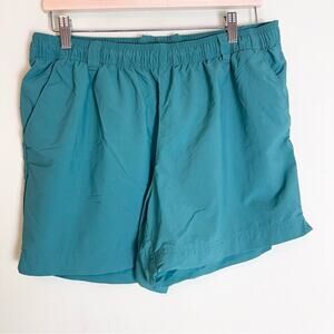Columbia PFG 5'' Inseam Swim Trunks men's size L green,